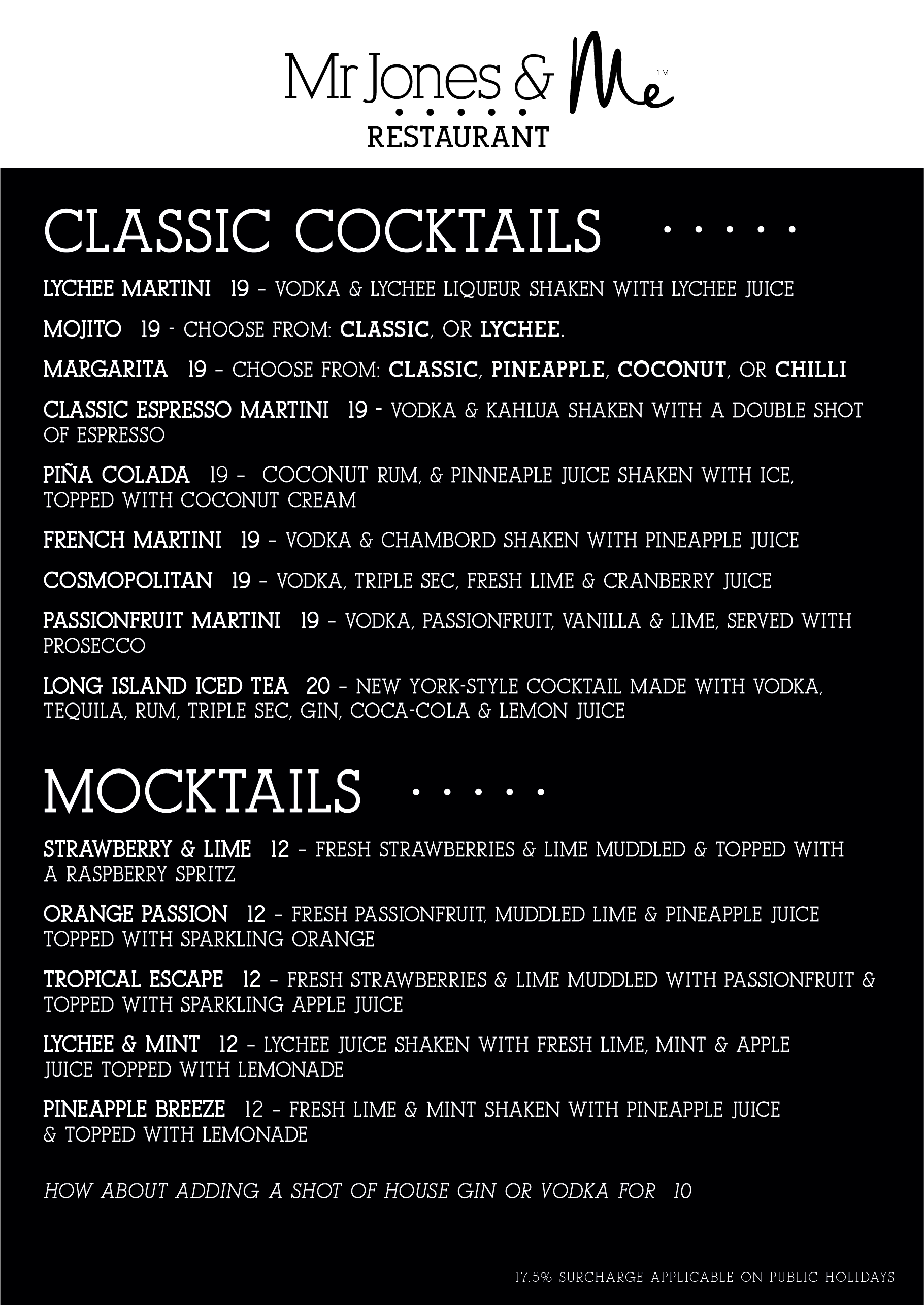 Cocktails