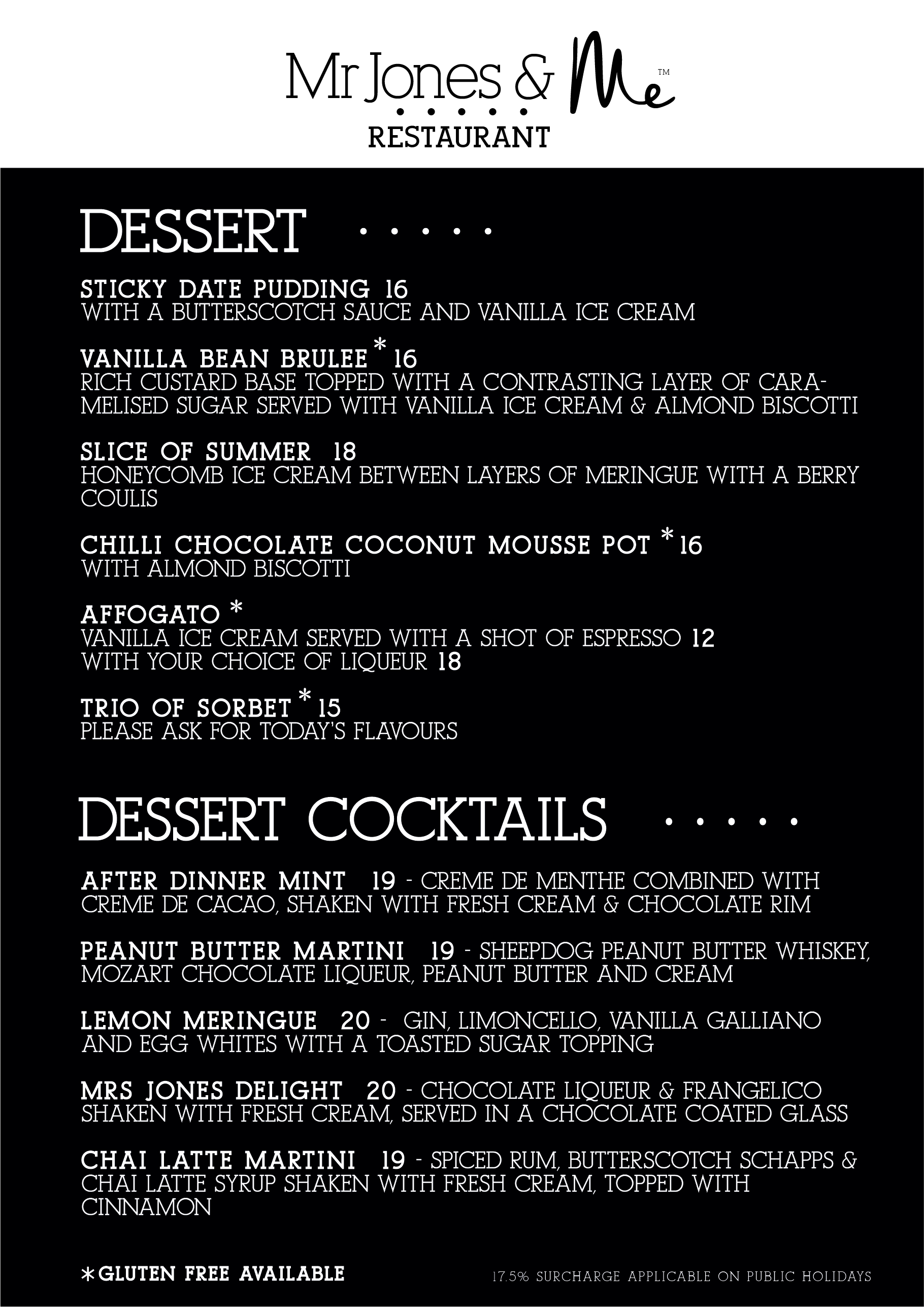 Dessert