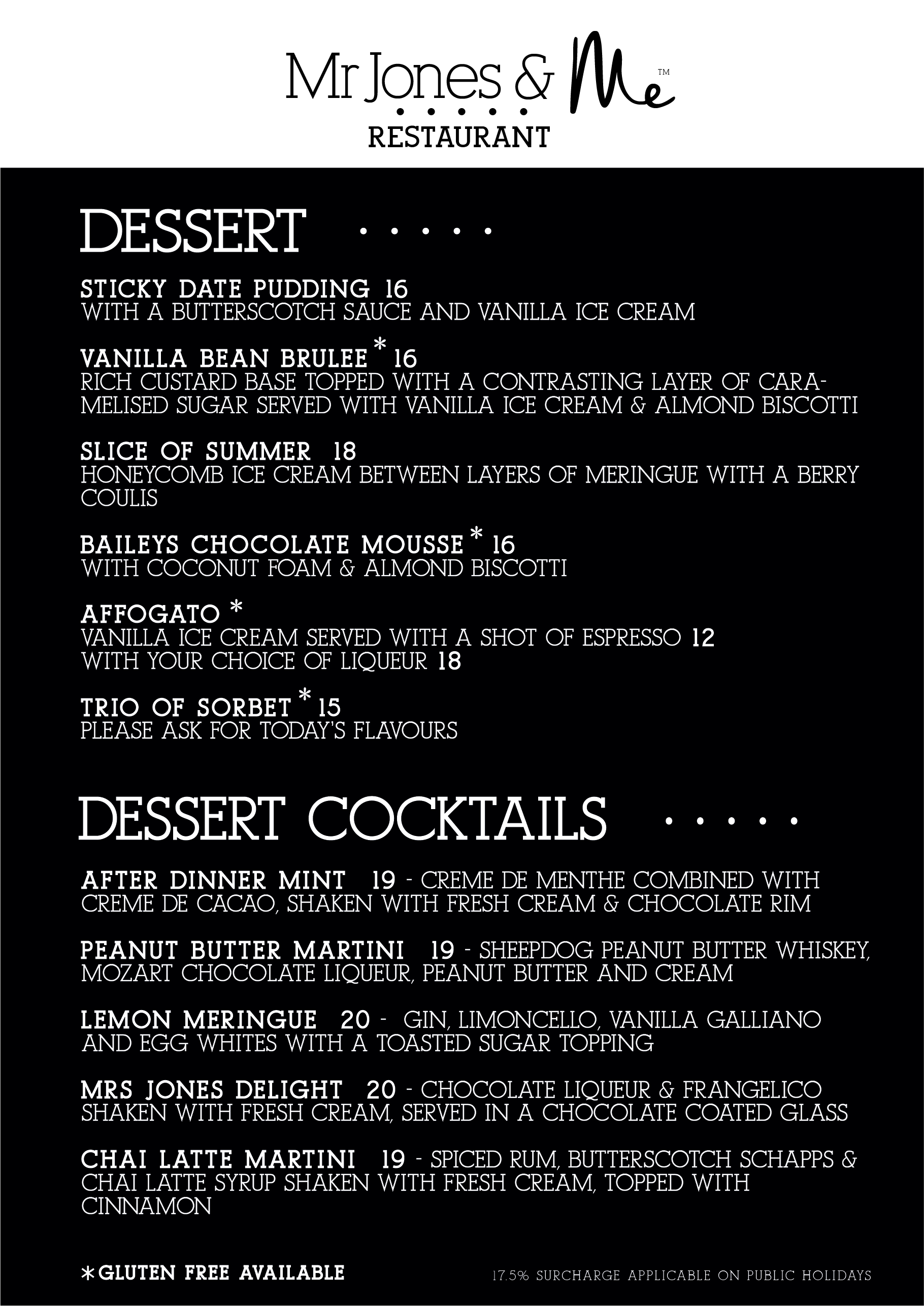 Dessert