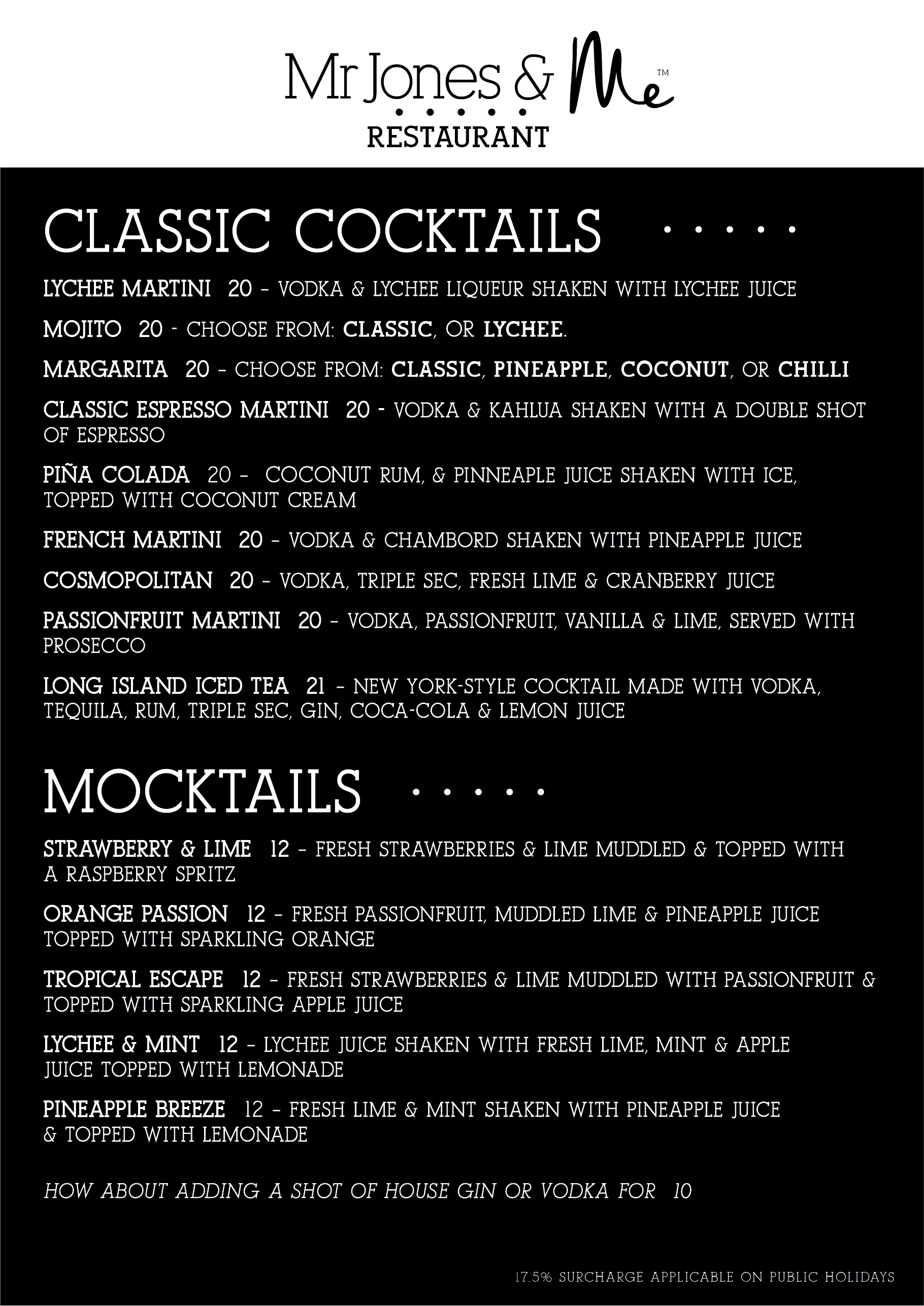 Cocktails