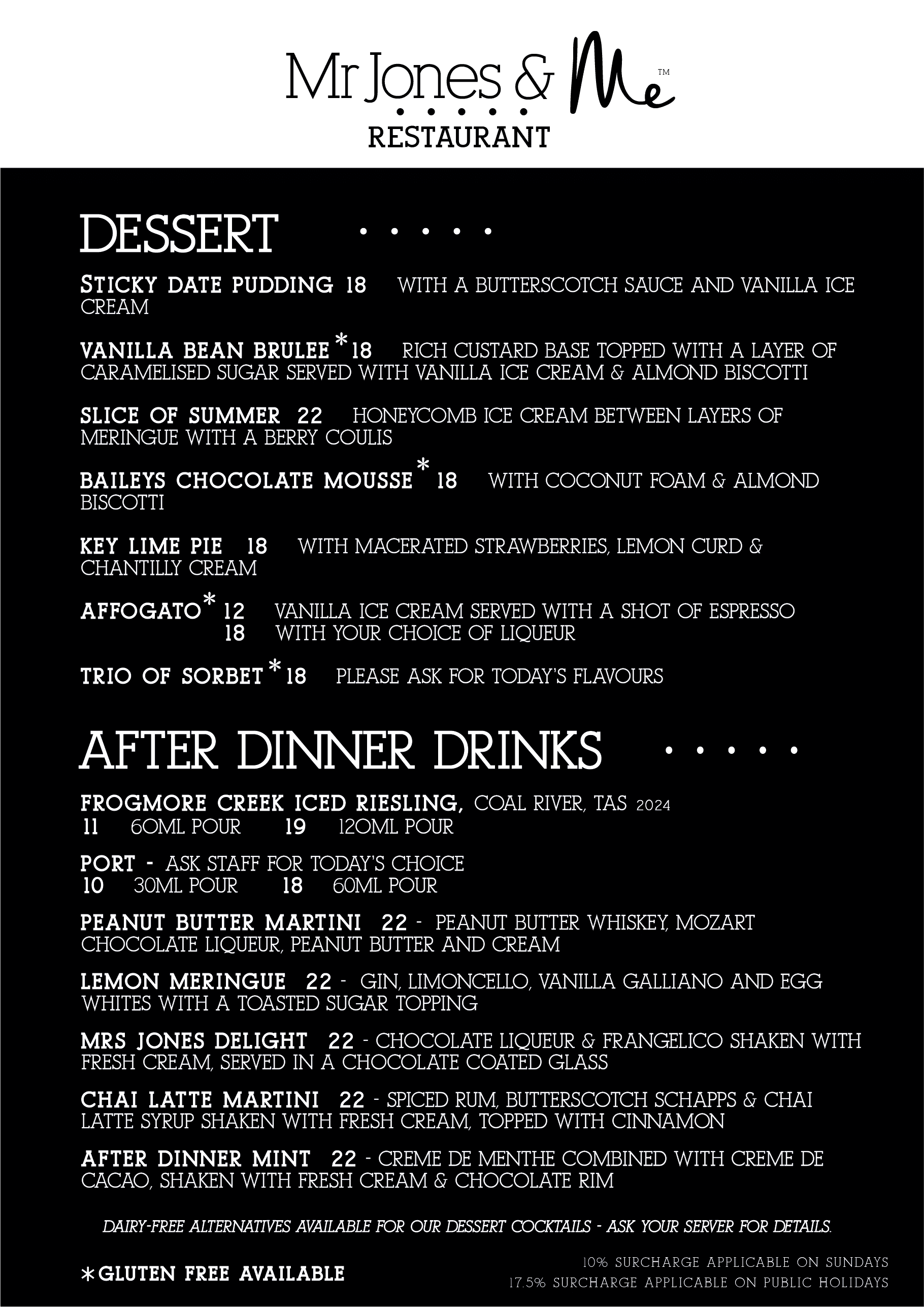 Dessert