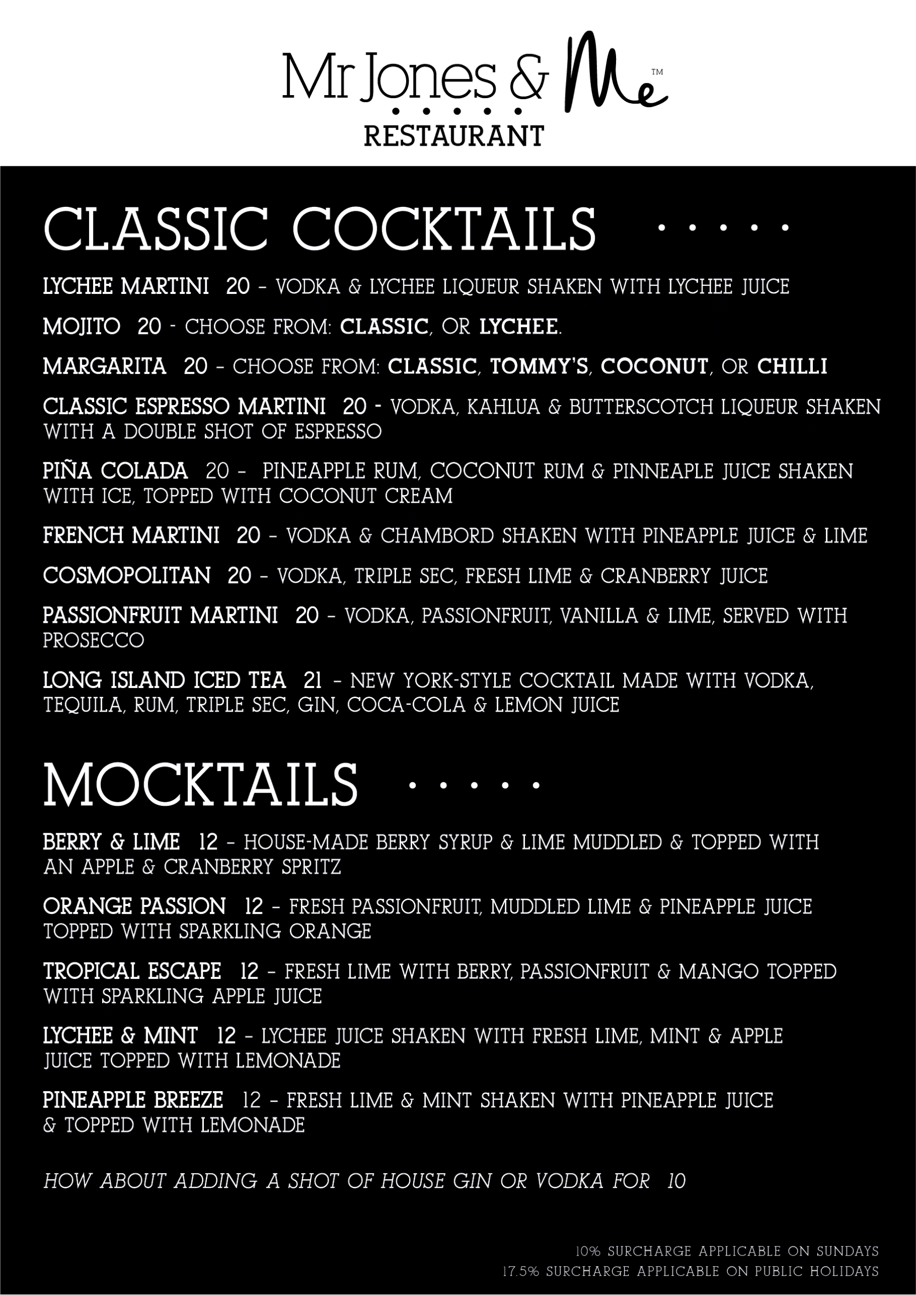 Cocktails