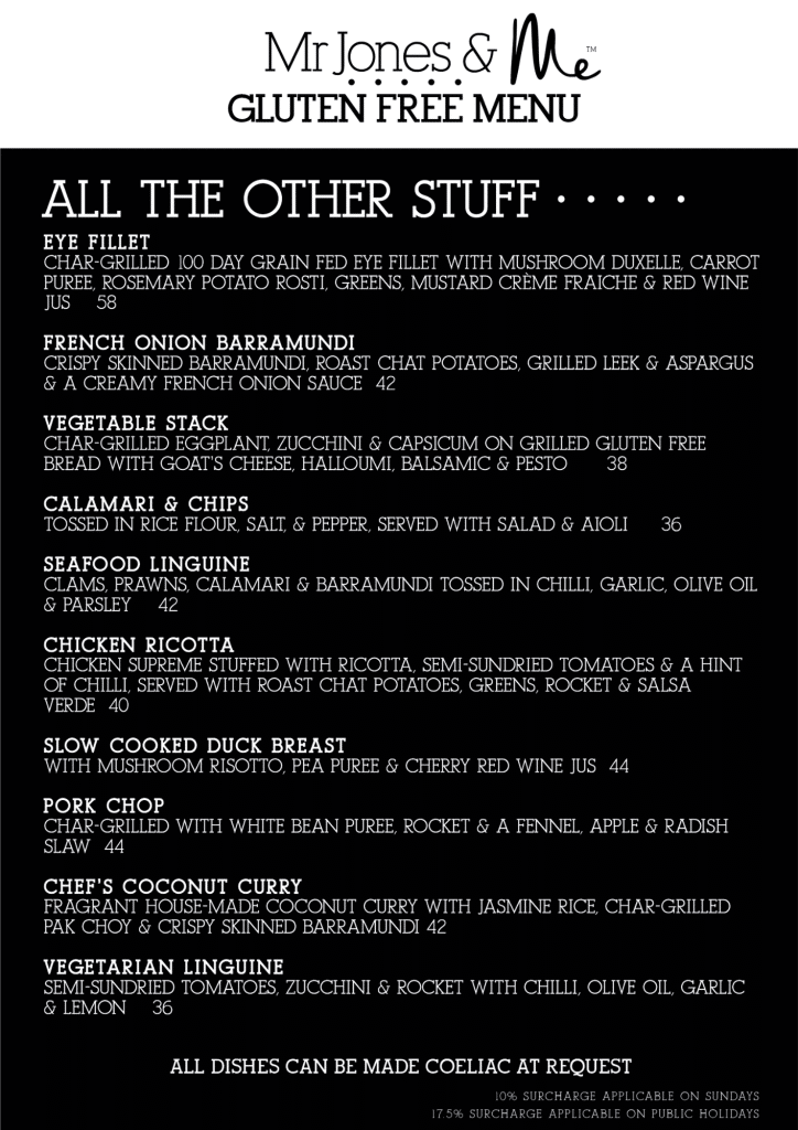 Gluten Free Back