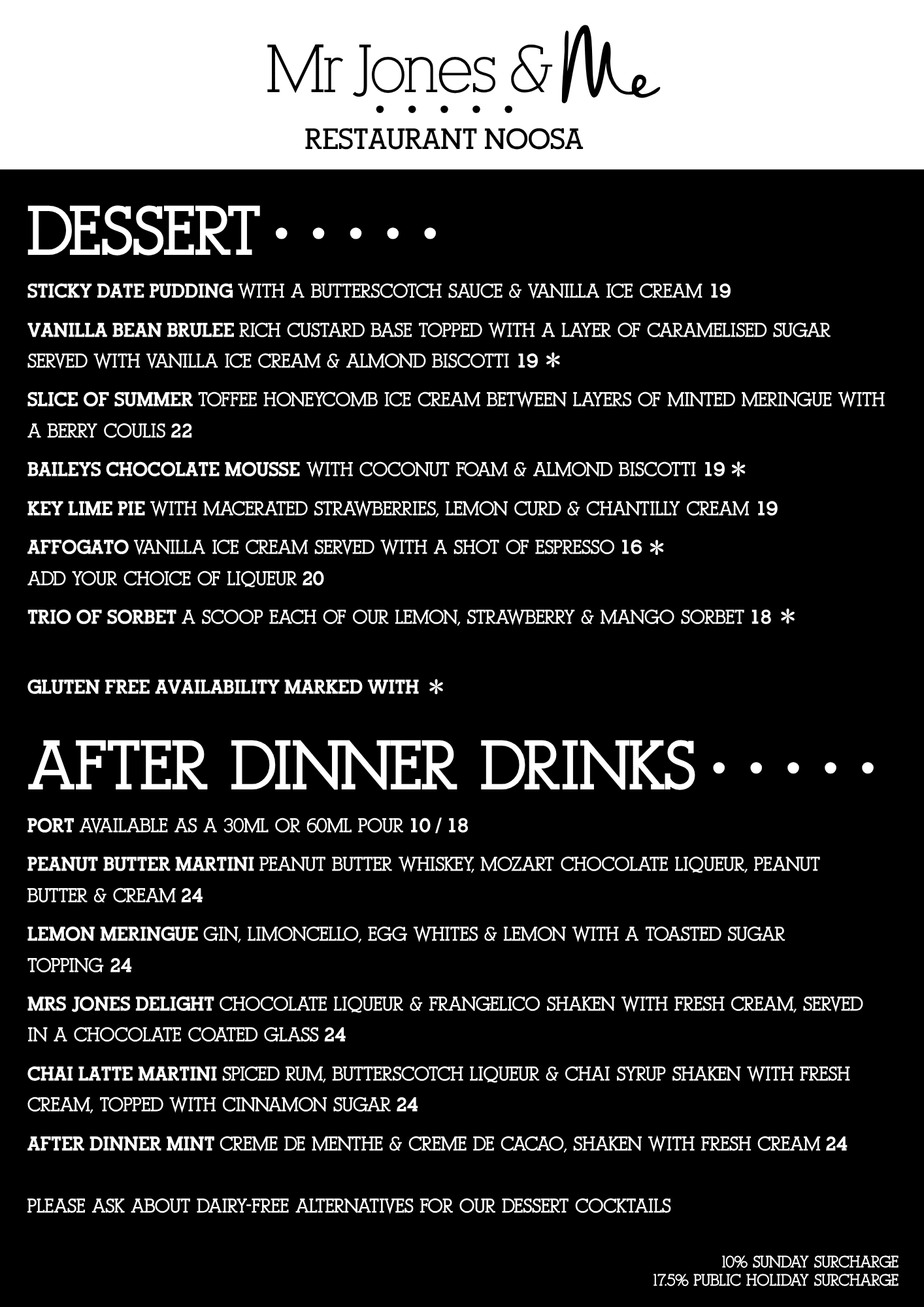 Dessert
