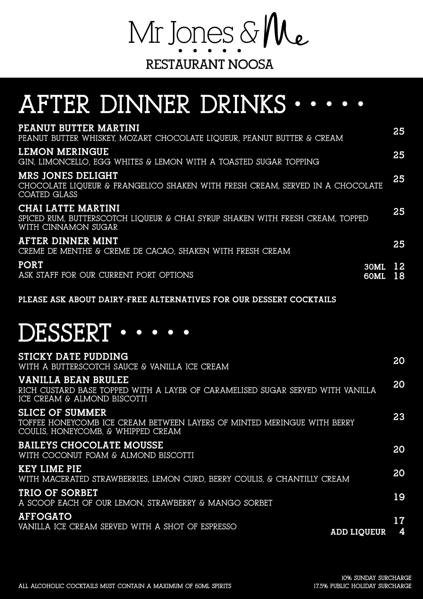 Dessert